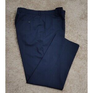 Joseph & Feiss Dress Pants Classic Business Preppy l Wool Navy Mens  44X32 1/2